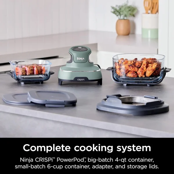 Crispi Air Fryer, Microwave, Freezer & Dishwasher Safe, Non Toxic Glass ...